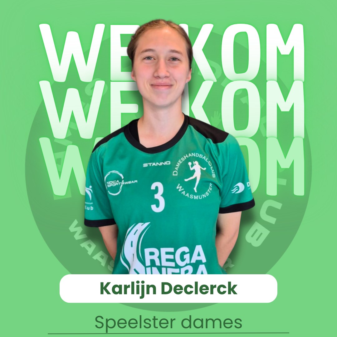 Onze dames krijgen er nog een nieuw talent bij voor het seizoen 2025-2026: Karlijn Declerck!