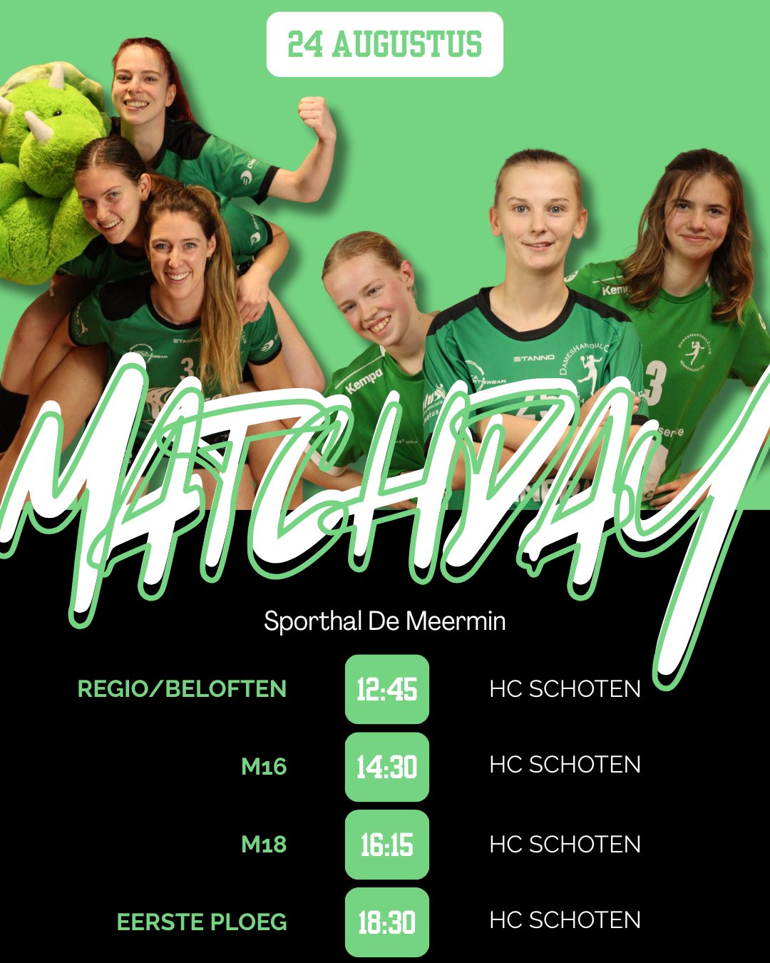 Oefenwedstrijden nieuw seizoen